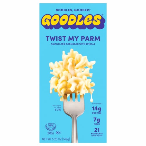 Goodles® Twist My Parm Asigago Parmesan Spiral Macaroni & Cheese Perspective: front