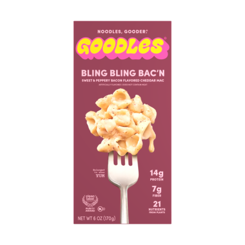 Goodles® Bling Bling Bac'n Cheddar Mac Perspective: front