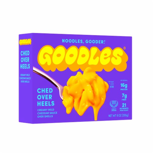 Goodles® Ched Over Heels Creamy Mild Cheddar Sauce Over Shells Perspective: front