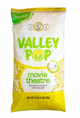 Valley Pop Butter Flavor Popcorn Perspective: front