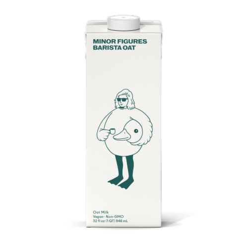 Minor Figures Barista Oat Milk Perspective: front