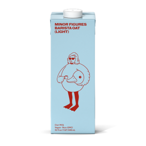 Minor Figures Barista Oat Milk (Light) Perspective: front