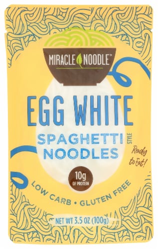 Miracle Noodle™ Egg White Noodle Spaghetti Style Perspective: front