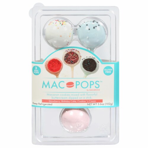 Macarooz Gluten Free Mac-Pops Perspective: front