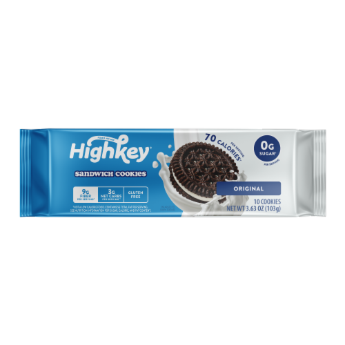 Highkey® Original Sandwich Cookies Perspective: front
