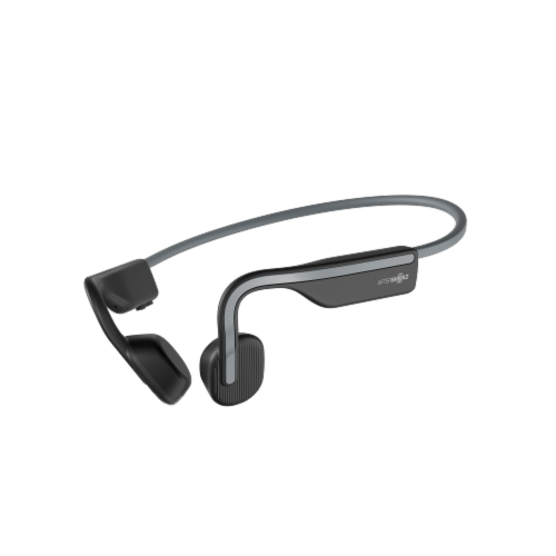 Shokz OpenMove Bone Conduction Sports Headphones - Gray Perspective: front