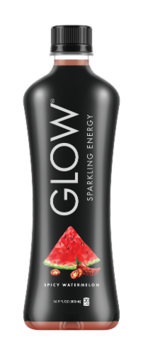 GLOW® Sparkling Energy Spicy Watermelon Perspective: front
