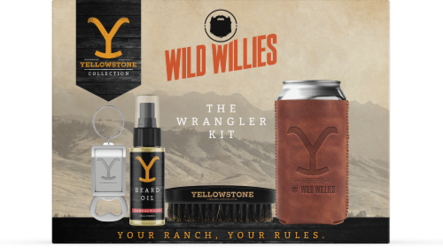 Wild Willies Yellowstone Beard Wrangler Kit Perspective: front