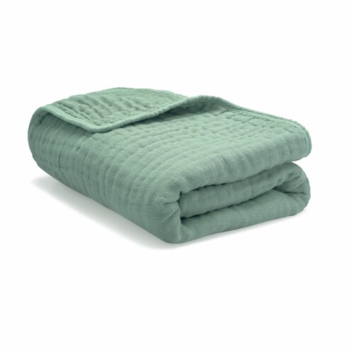 Comfy Cubs Muslin Blanket for Adults Extra Large Twin 90” x 66” (Fern), Twin 90" X 60" Kroger