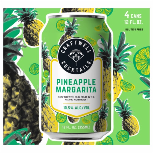 Craftwell Cocktails™ Pinapple Margarita - Gluten Free Perspective: front