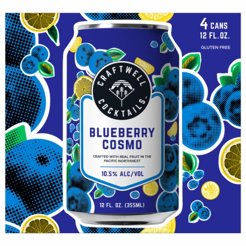 Craftwell Cocktails™ Blueberry Cosmo Perspective: front