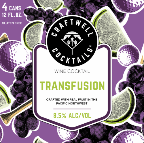 Craftwell Cocktails® Seasonal Cans Perspective: front