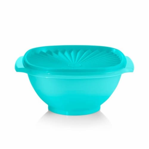 Tupperware Heritage Square Bowl - Parrotfish Perspective: front