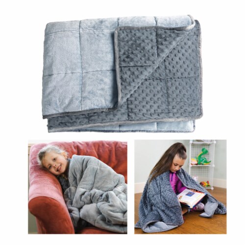 Bouncyband Soft Fleece Weighted 10lb Medium Sensory Blanket for Kids 65 x 45 10lb 65 x 45 Kroger