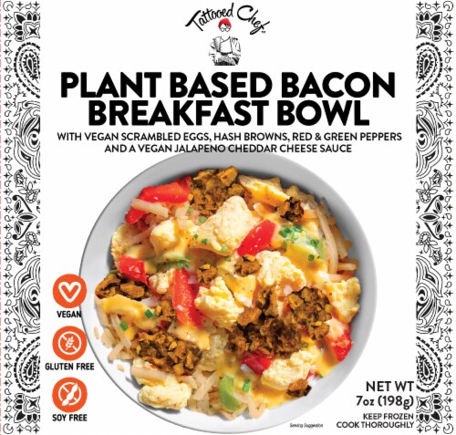 Tattooed Chef Plant Based Bacon Breakfast Bowl