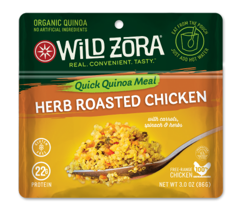 Wild Zora® Herb Roasted Chicken Quick Quinoa Meal Perspective: front
