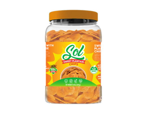 Sol® Sweet Plantain Chips Perspective: front