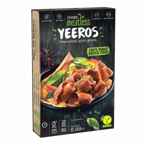 Mega Meatless Yeeros Perspective: front