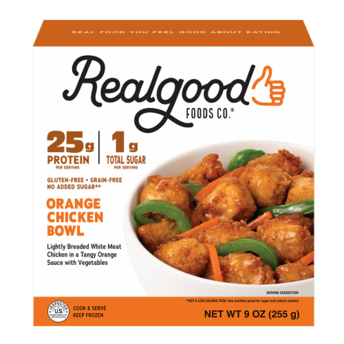 The Real Good Food Company Orange Chicken Bowl Perspective: front