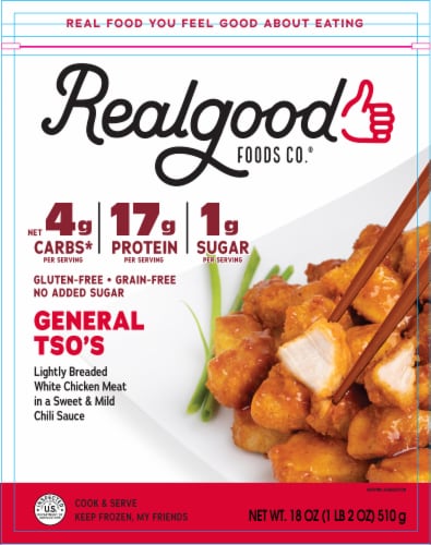 Real Good Foods Co® General Tso's Chicken Perspective: front