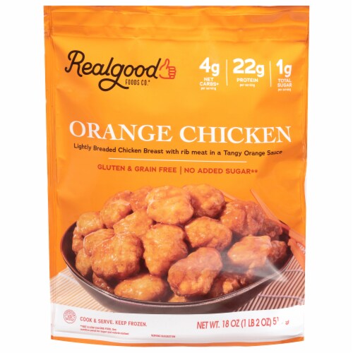 Real Good Foods Co.® Orange Chicken Perspective: front