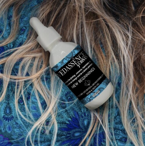 New Beginnings | Ayurvedic Aromatherapy Hair & Skin Care | Vedassénce - 2 oz Perspective: front