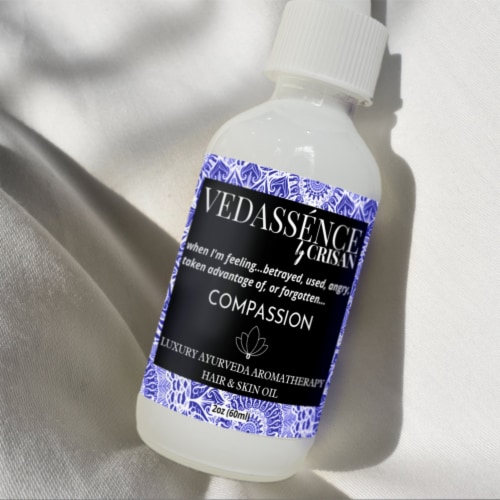Compassion | Ayurvedic Aromatherapy Hair & Skin Care | Vedassénce - 2 oz Perspective: front