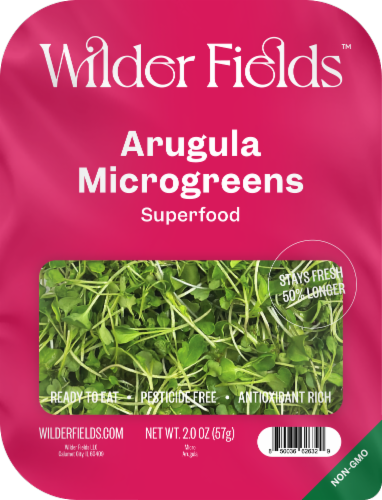 Wilder Fields Argula Microgreens Perspective: front