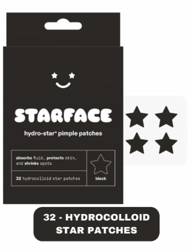 Starface Black Star Pimple Patches Perspective: front
