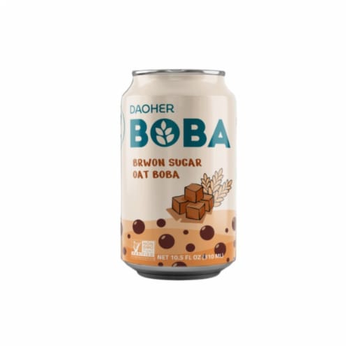 DaoHer Beverage Brown Sugar Boba Oat Milk Perspective: front