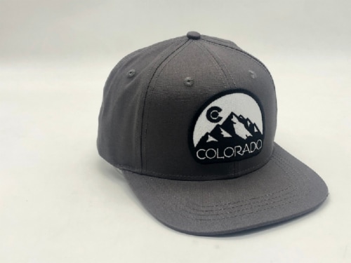 Colorado Mountain Graphite Dome Snapback Perspective: front