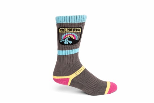 Colorado Limited Monochrome Solar Rayz Socks Perspective: front