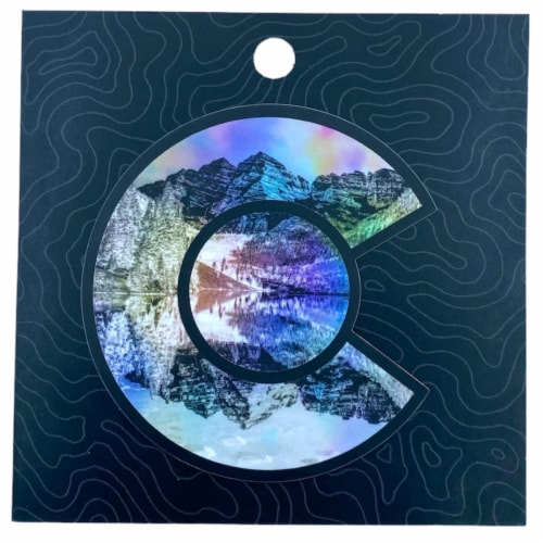 Colorado Mountain Magical Maroom Bells Sticker Perspective: front