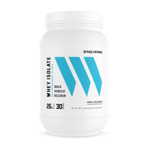 Swolverine Grass-Fed Whey Protein Isolate Powder - rBGH-Free