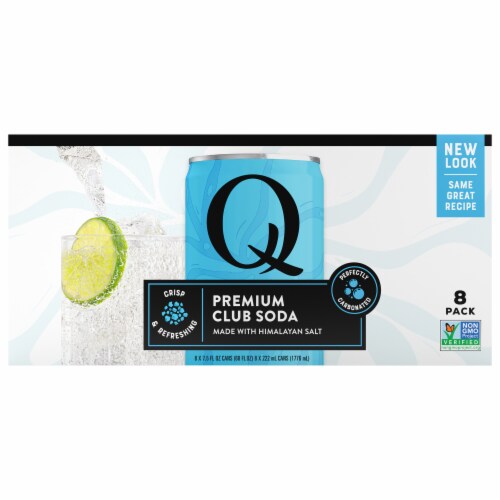 Q Mixers Club Soda Perspective: front