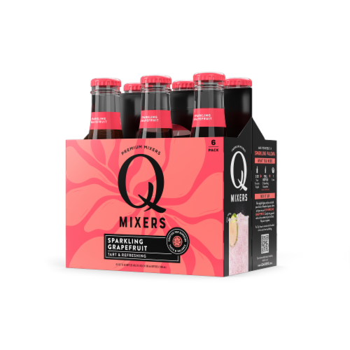 Q Mixers Sparkling Grapefruit Bottles Perspective: front