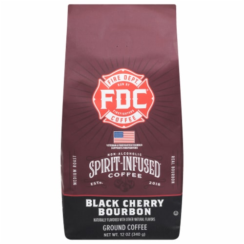 Fire Department Coffee® Black Cherry Bourbon Medium Roast Ground Coffee Perspective: front