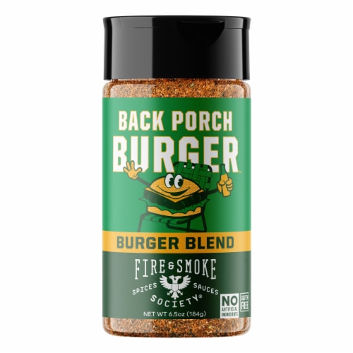 Fire & Smoke Society® Back Porch Burger™ Seasoning Blend Perspective: front