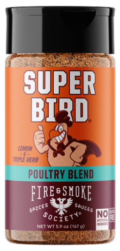 Fire & Smoke Society® Super Bird® Poultry Seasoning Blend Perspective: front