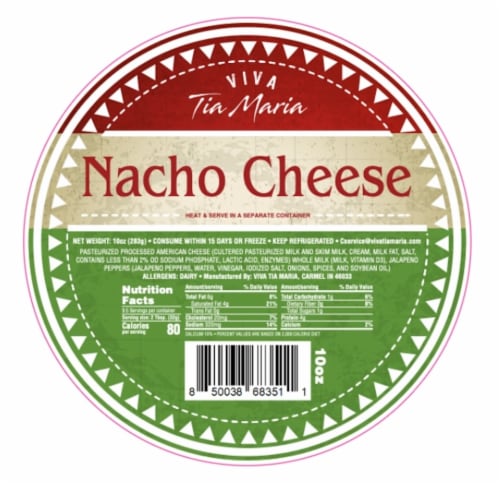 Viva Tia Maria Nacho Cheese Dip Perspective: front