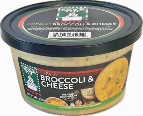 Stockpot Soups Creamy Broccoli & Cheese Soup Perspective: front