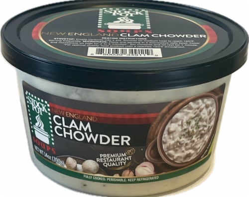 Stockpot Soups New England Clam Chowder Perspective: front