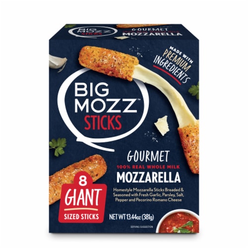 Big Mozz™ Premium Mozzarella Sticks Perspective: front