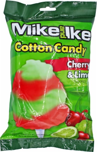 Mike & Ike Cherry & Lime Cotton Candy Bag Perspective: front