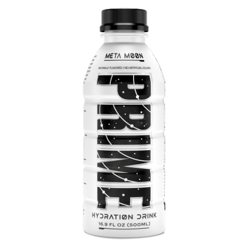 Prime Meta Moon Sports Drink Bottle Perspective: front