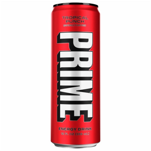 Prime Tropical Punch Energy Drink Perspective: front