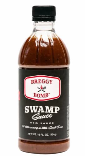 Breggy Bomb Swamp Sauce BBQ Sauce Perspective: front