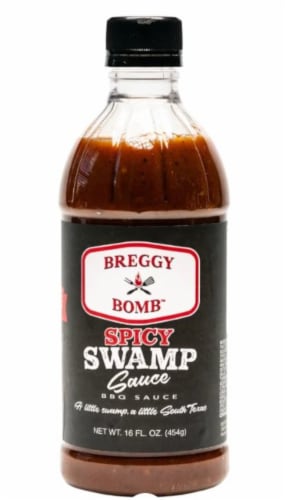Breggy Bomb Spicy Swamp BBQ Sauce Perspective: front