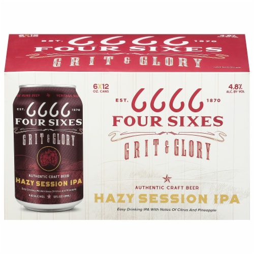 6666 Grit & Glory Hazy IPA Perspective: front