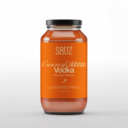 Sauz Creamy Calabrian Vodka Pasta Sauce Perspective: front